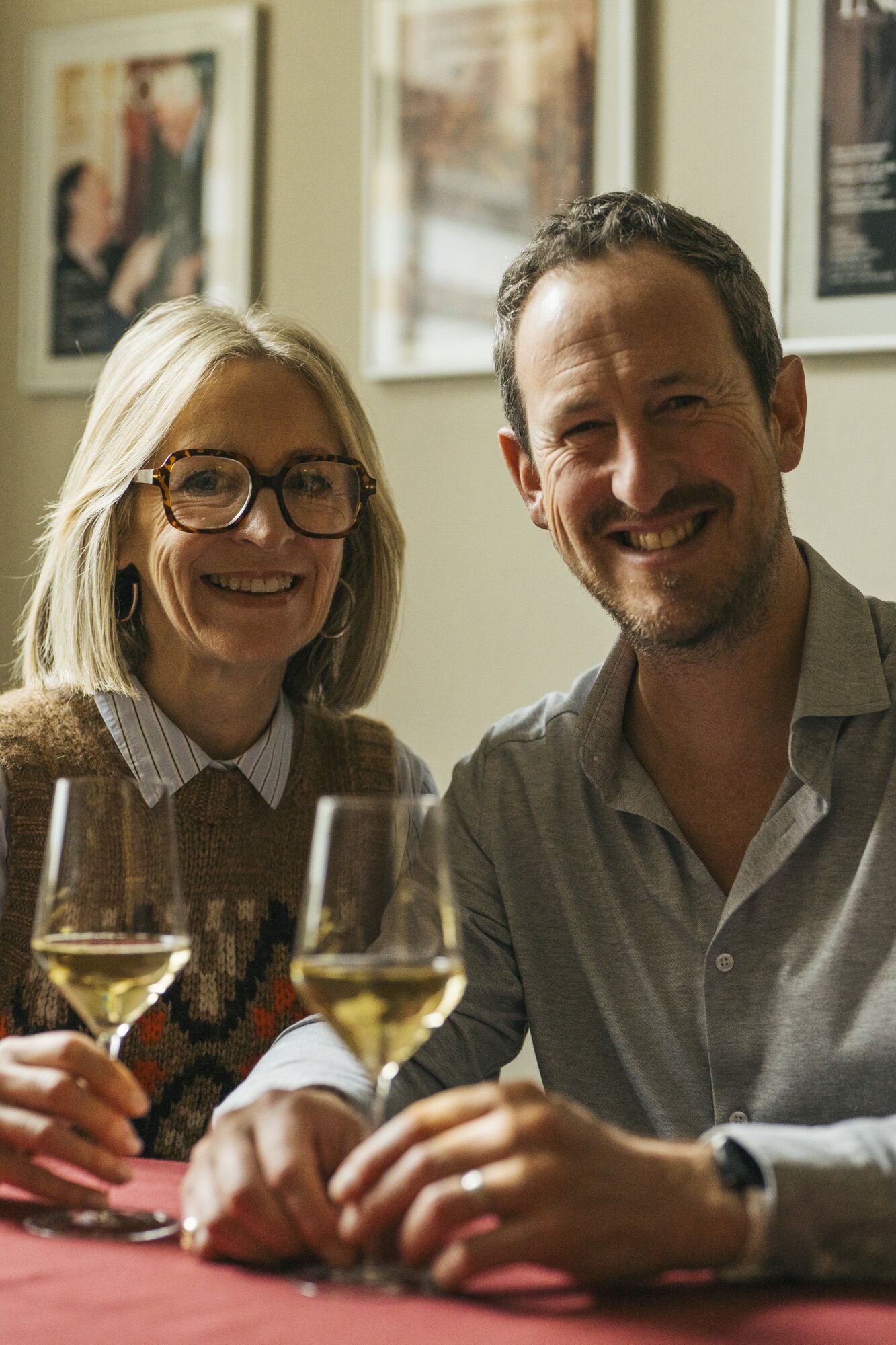 UK-based masters of wine Susie Barrie and Peter Richards. Photo / Husk
