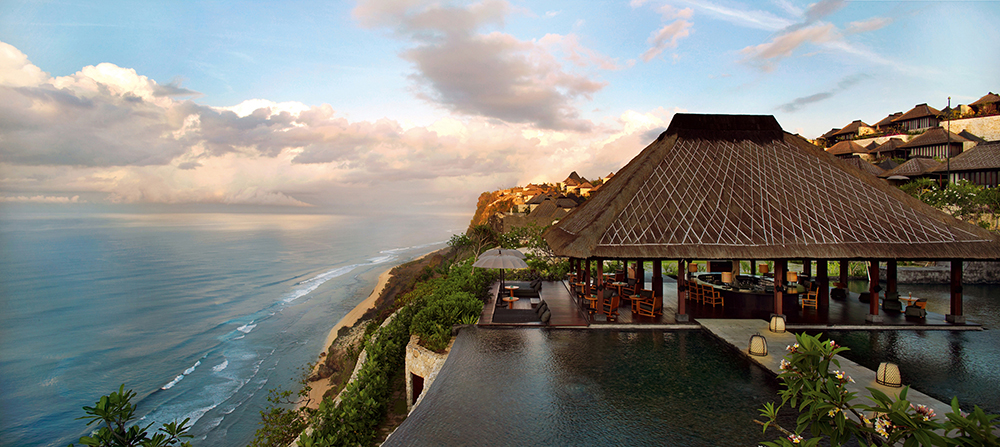 Comprising villas, an infinity pool, a luxe boutique and more, the resort sits 150 metres above sea on a cliff edge. Photo / Supplied