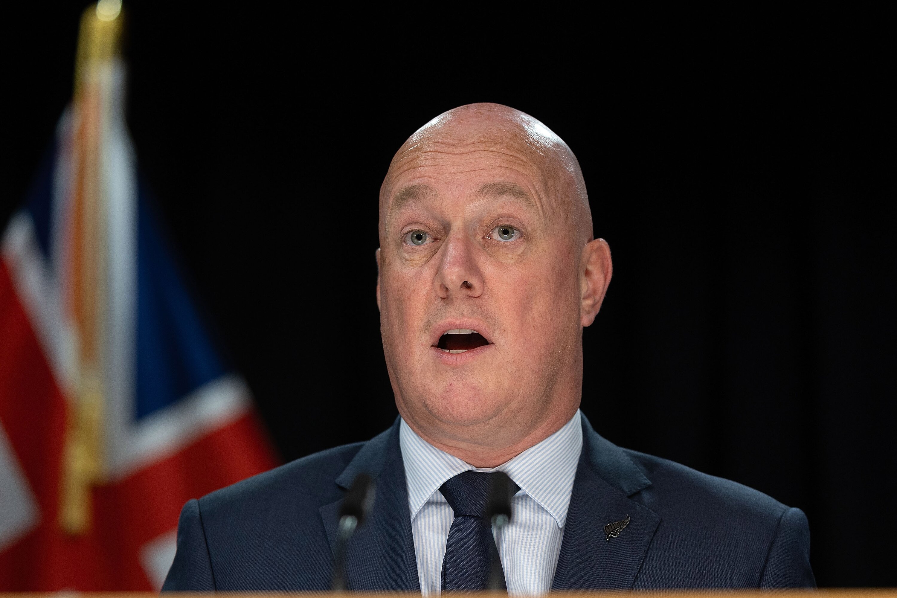 Prime Minister Christopher Luxon will front his post-Cabinet press conference today and will likely be asked about how police pay negotiations are going. Photo / Marty Melville