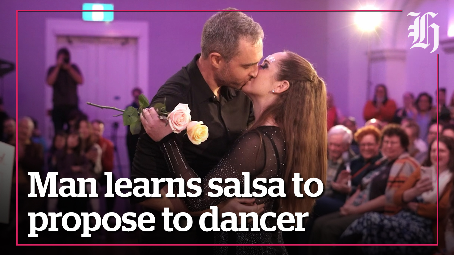 Man learns salsa to propose to dancer