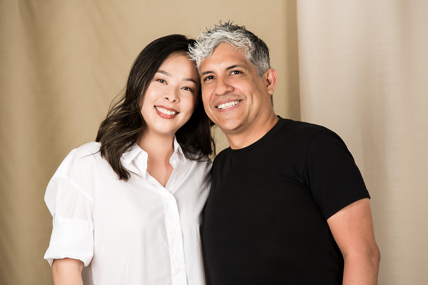 Fang Wei (interior designer) and Pablo Arrasco Paz (architect and owner/operator of Madame George). Photo / Babiche Martens