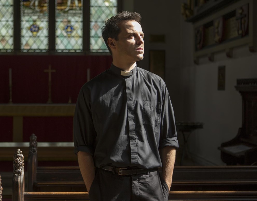 Andrew Scott as the hot priest in Fleabag.
