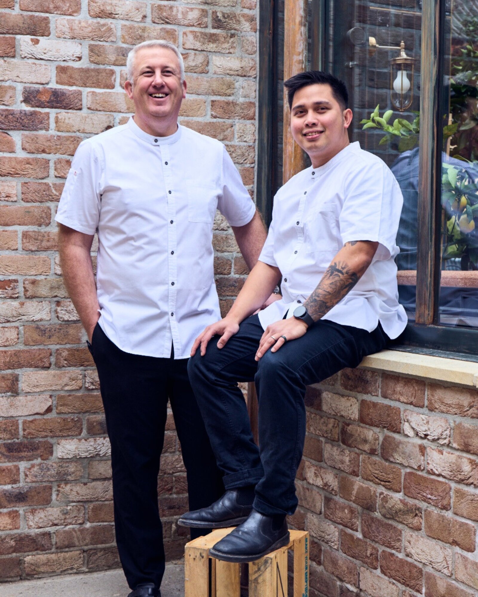 Executive chef Richard Highnam and head chef Neil Diaz of Billy's, Arrowtown.
