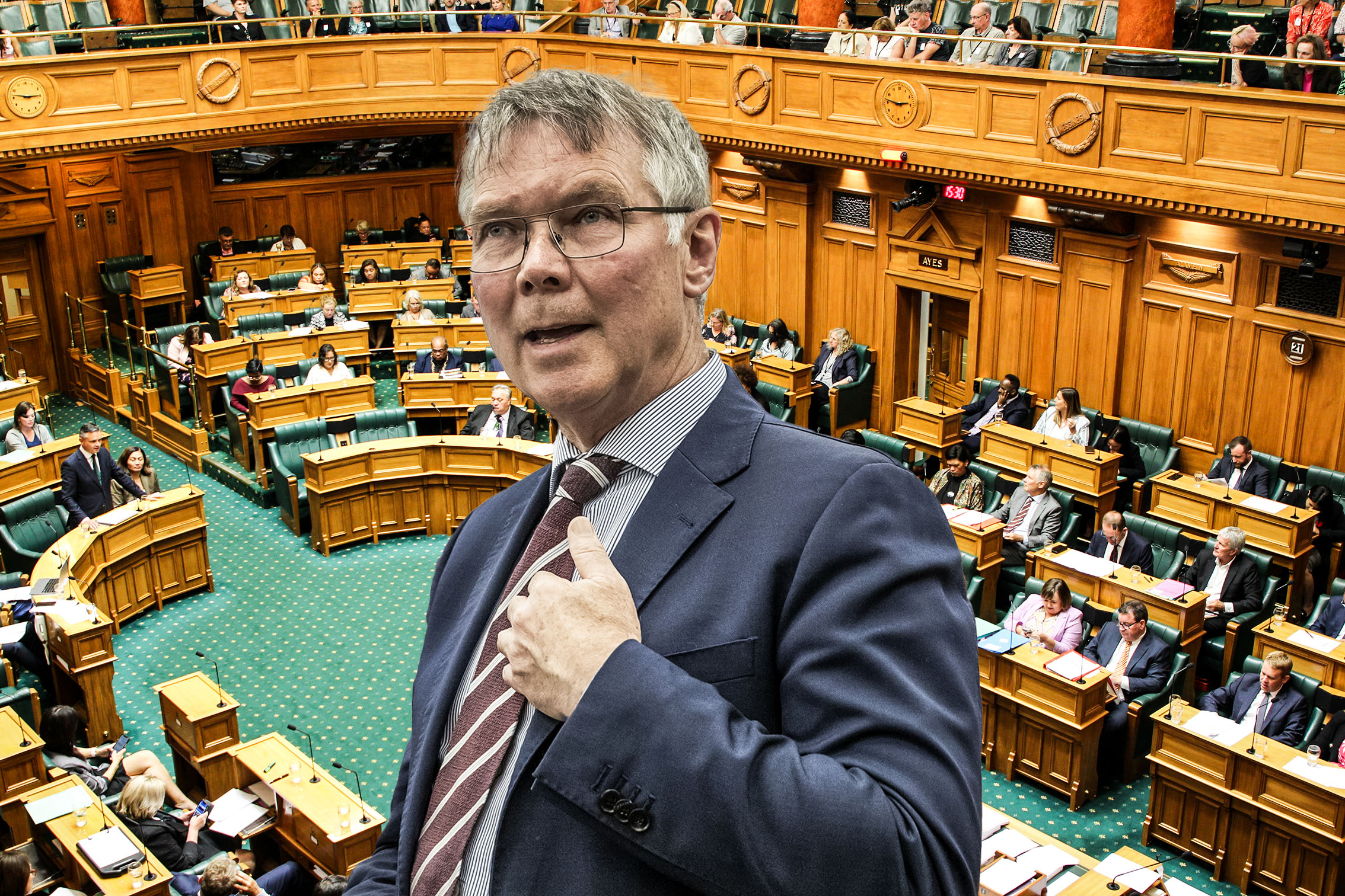 Attorney-General David Parker says the bill targeting young ram-raiders is inconsistent with the Bill of Rights Act on multiple grounds. Photo / Jed Bradley 