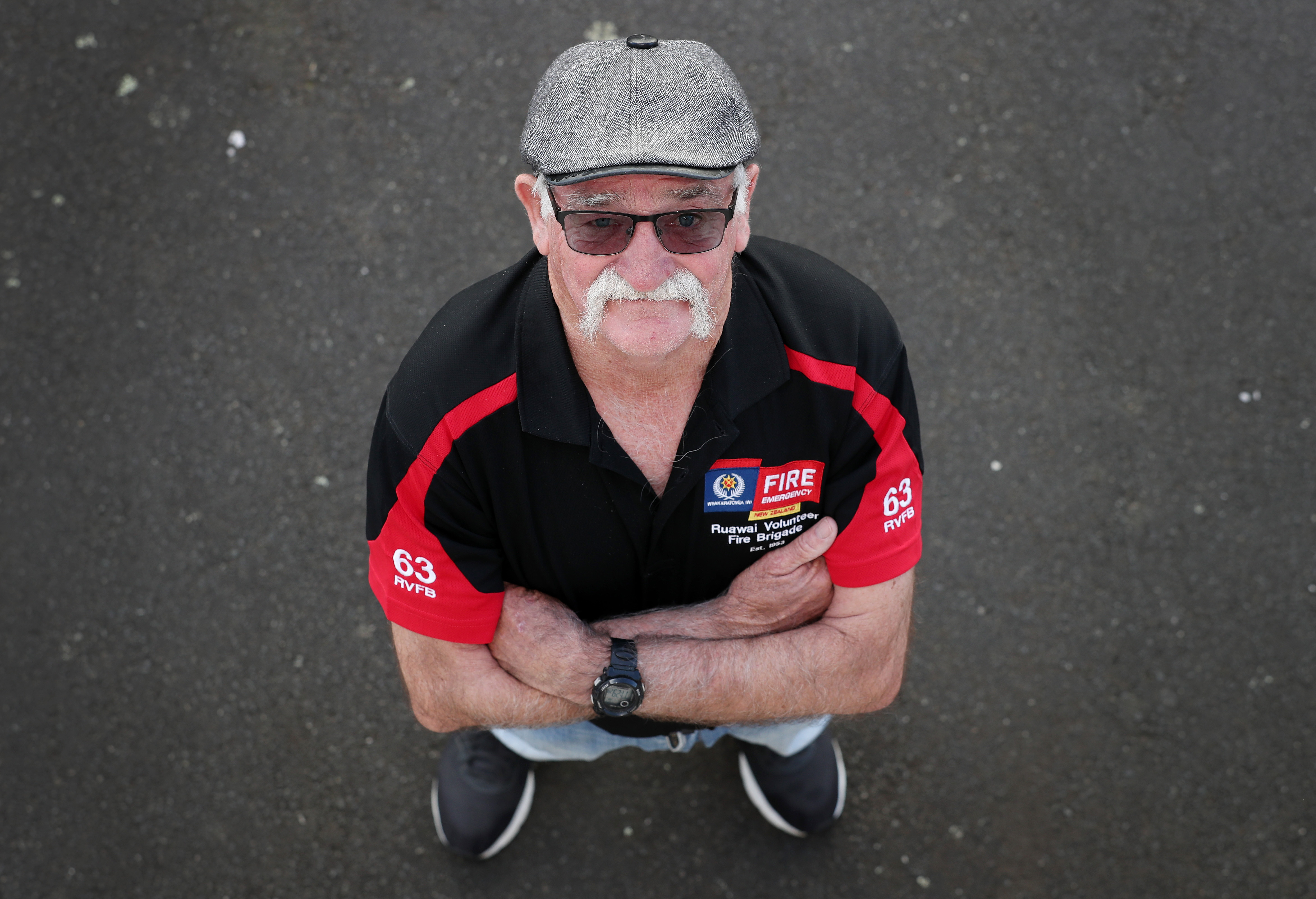 Dennis Walter says firefighting as a career is a rewarding experience. Photo / Michael Cunningham