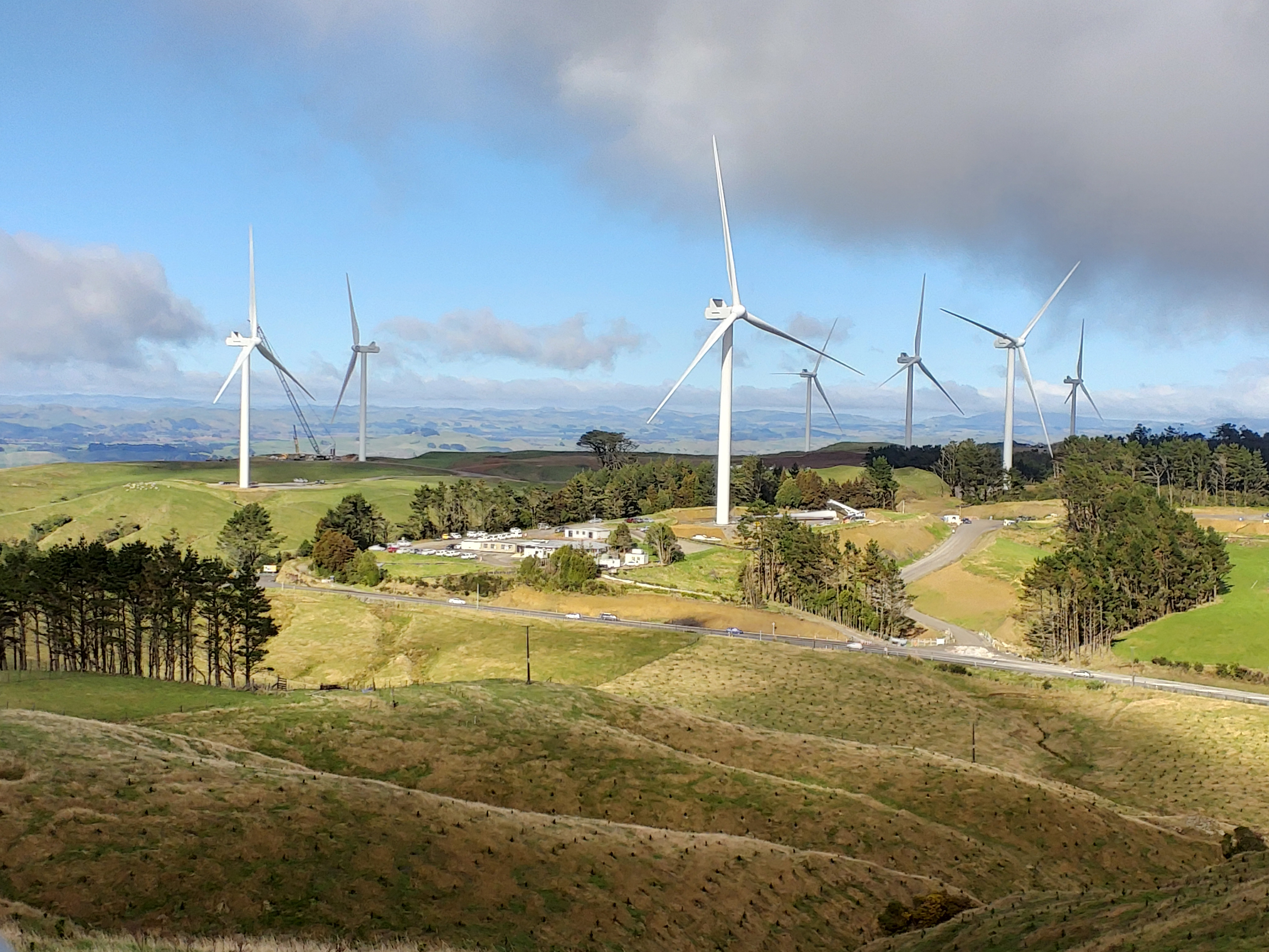 Turitea South wind farm near Palmerston North owned and operated by Mercury Energy. Photo/Supplied