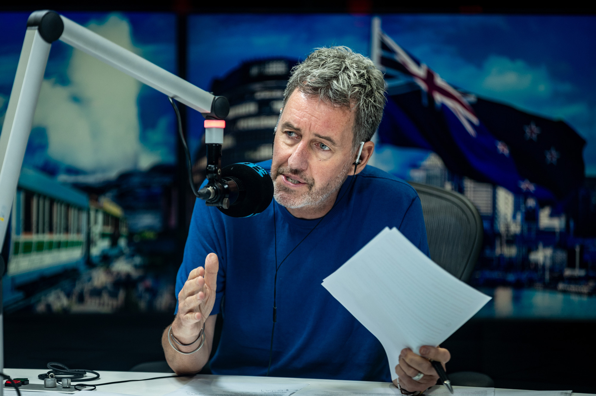Newstalk ZB breakfast host Mike Hosking. Photo / Michael Craig