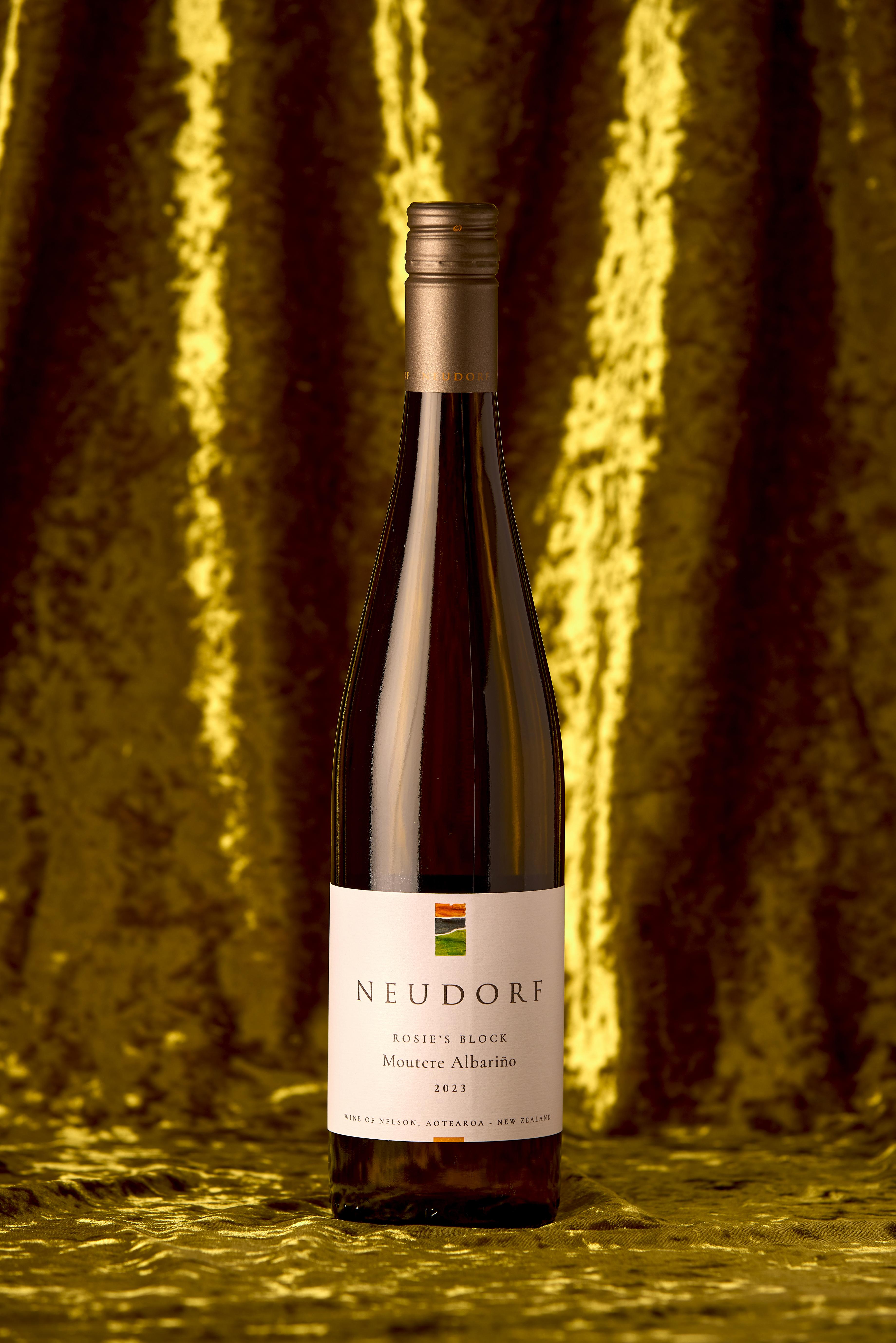 Neudorf Rosie’s Block Moutere Nelson Albarino 2023. Photo / Babiche Martens