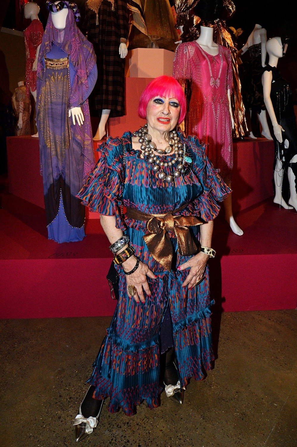 Zandra Rhodes founded The Fashion and Textile Museum in 2003. Photo / @fashiontextilemuseum