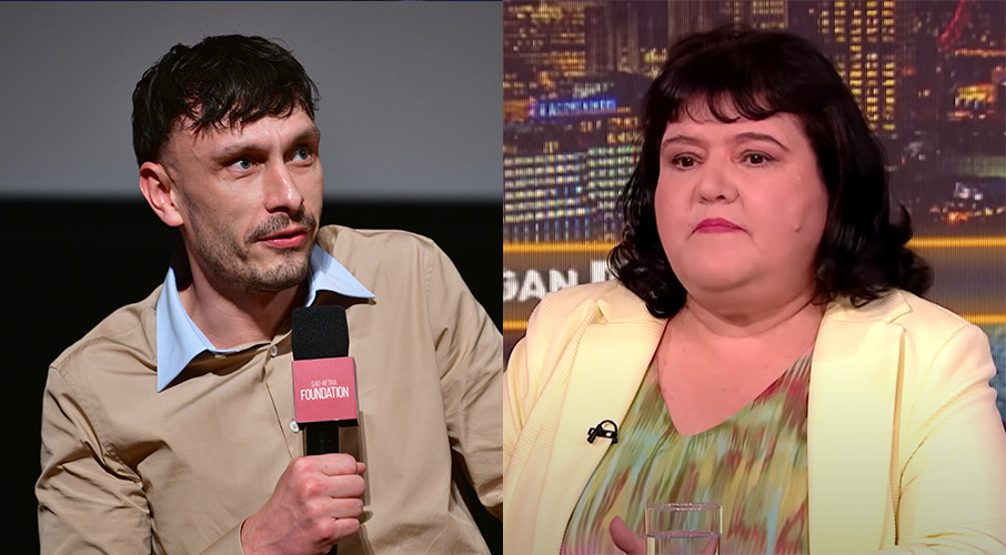 Richard Gadd (left) isn't the only celebrity who claims to have been allegedly harassed by Fiona Harvey, the woman who claims is the real life Martha from the Netflix series Baby Reindeer.