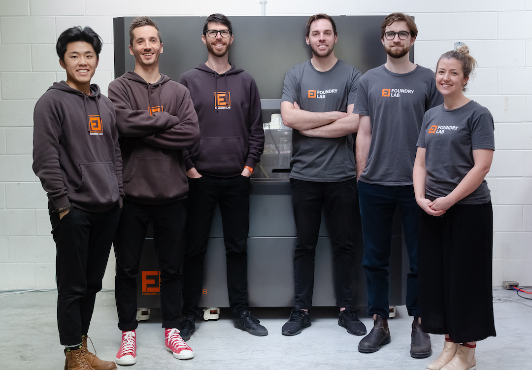 Foundry Net staff. The company plans to double numbers to 35 over the next year. Photo / Supplied