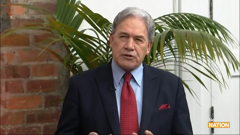 Winston Peters says he's not a 