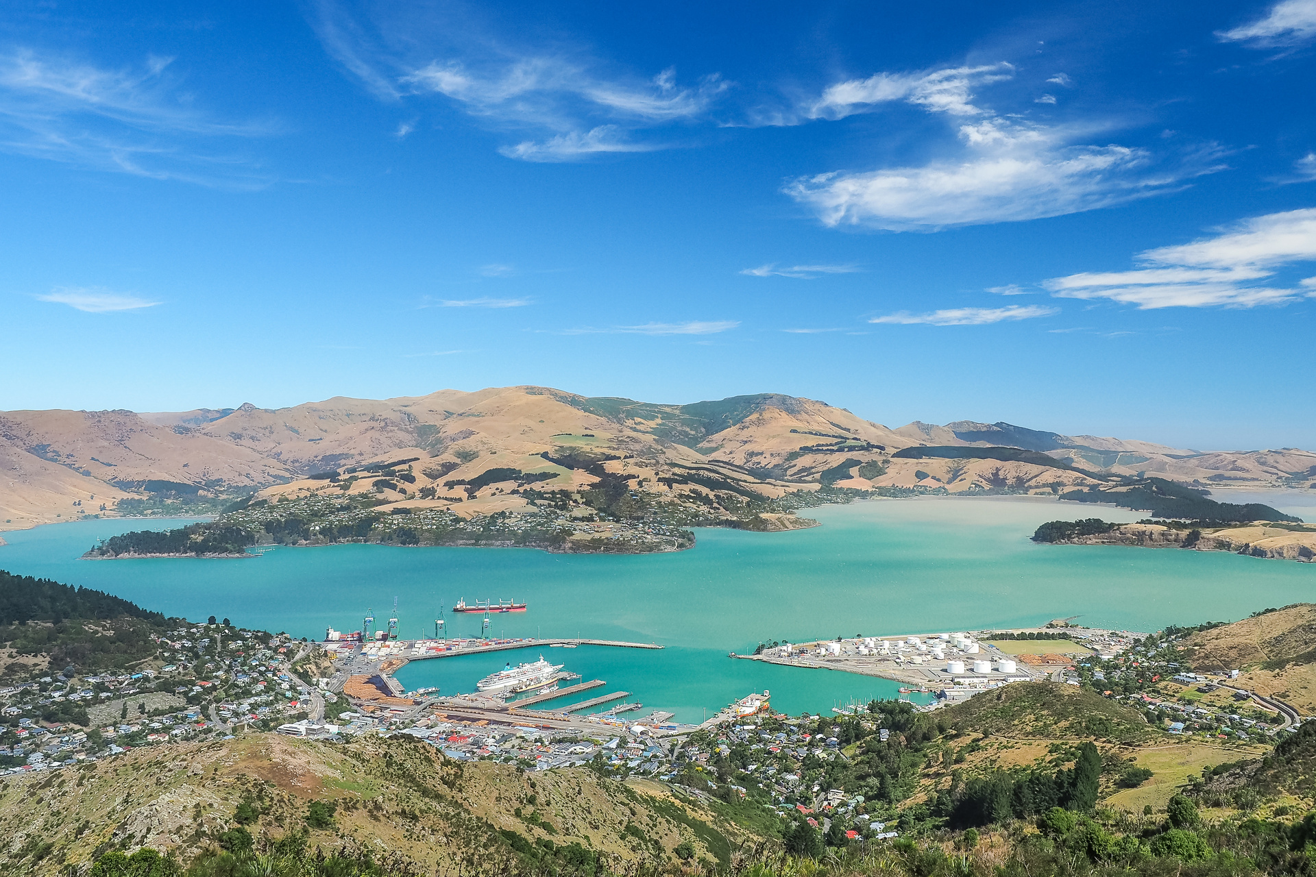 The port town of Lyttelton, Canterbury. Photo / 123RF