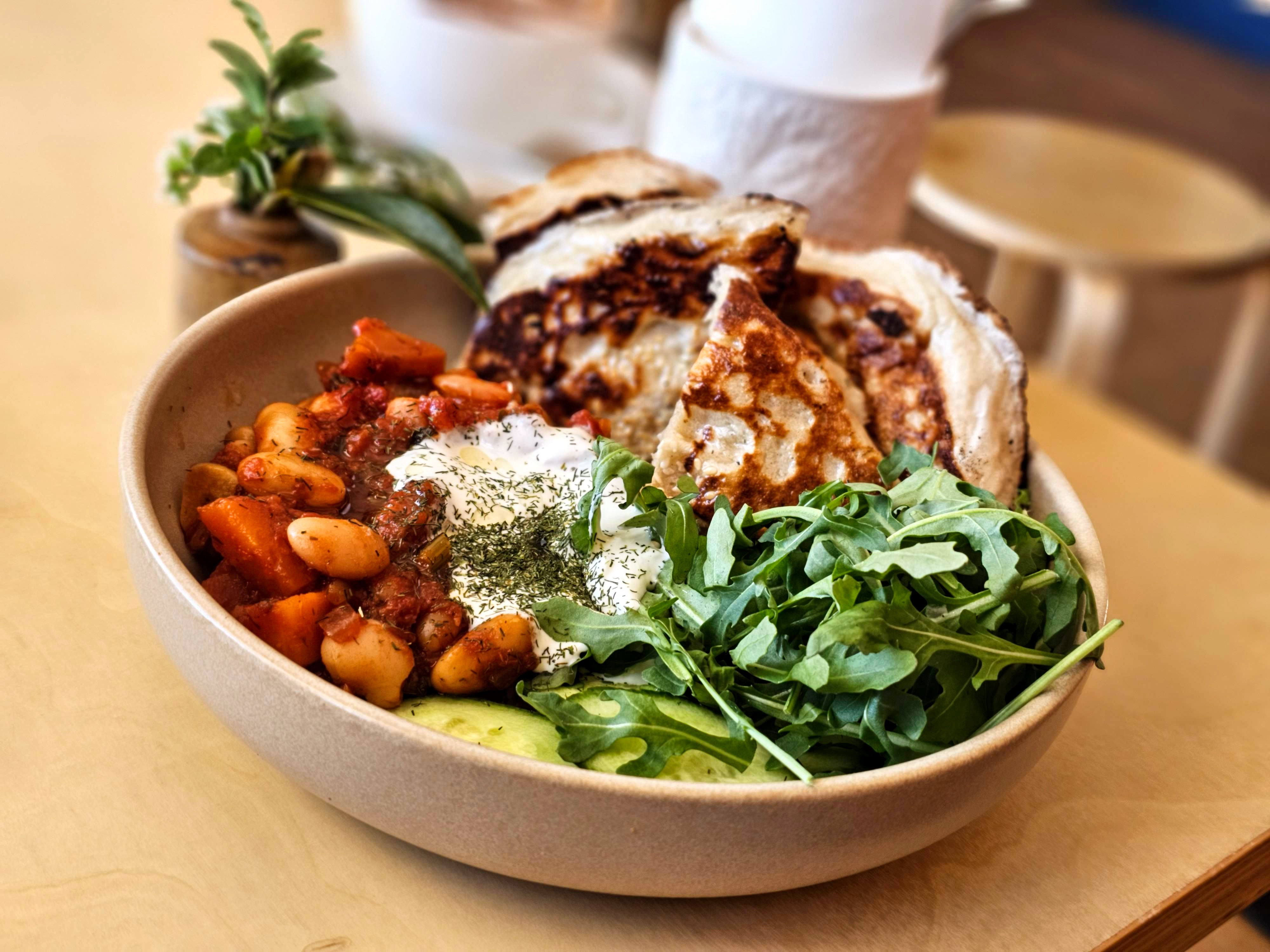 The winter mezze platter from Neil Cafe in Te Atatū Peninsula. Photo / Alexia Santamaria