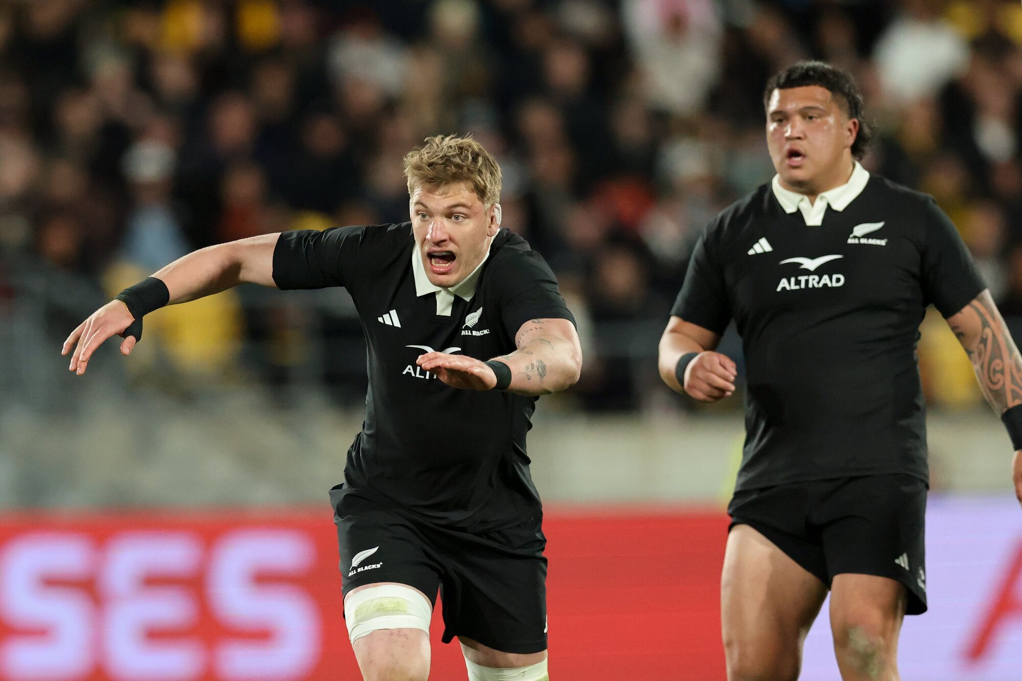 Fabian Holland in action for the All Blacks. Photo / SmartFrame