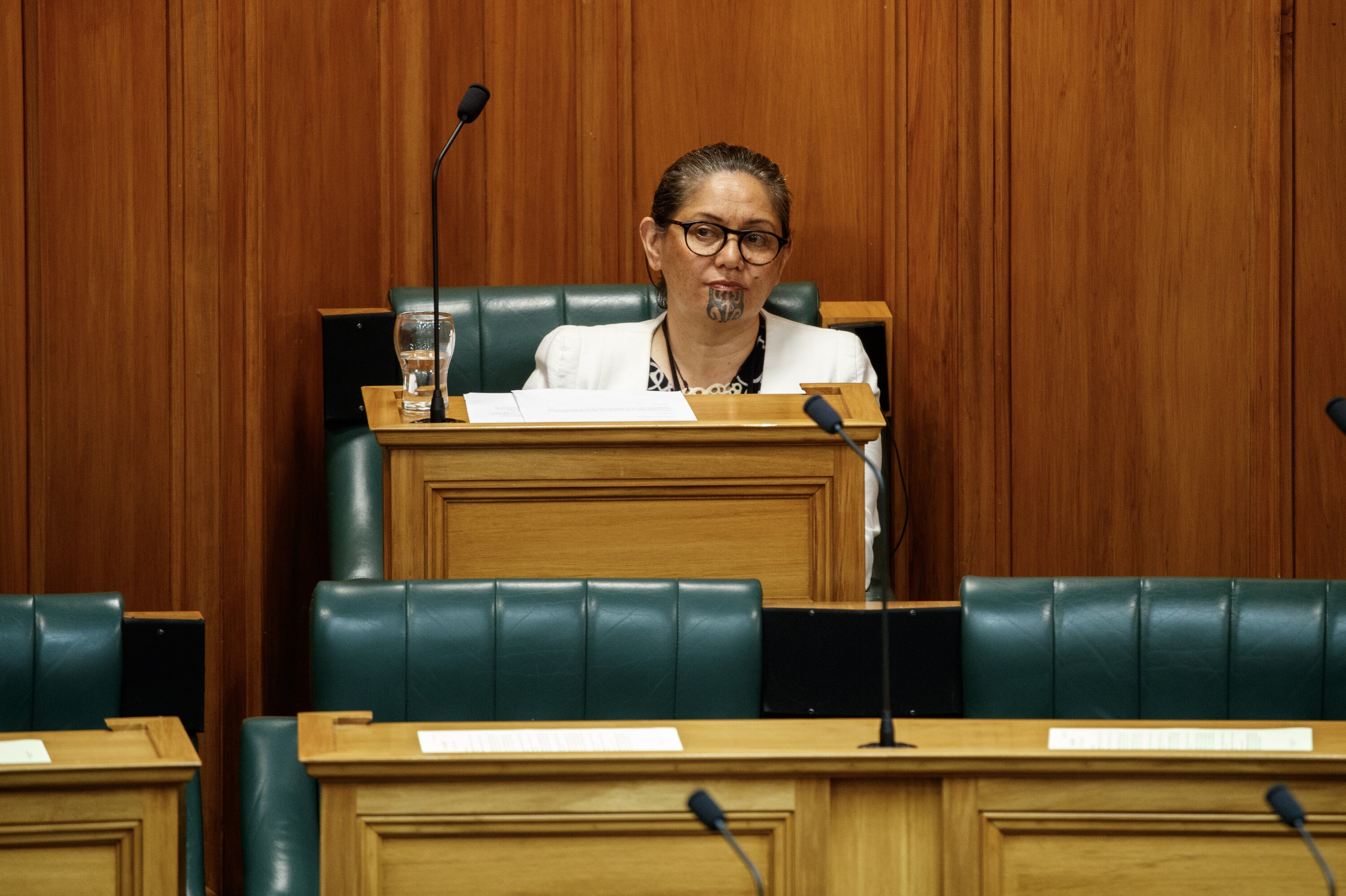 Independent MP Darleen Tana during Question Time in Parliament, Wellington. Photo / Mark Mitchell. 
