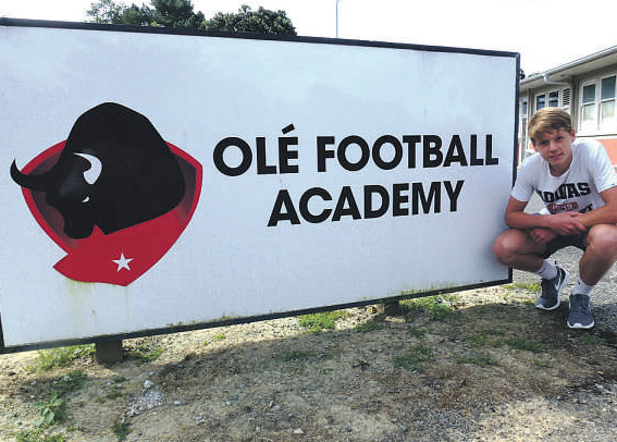 Nando Pijnaker joined the Wellington-based Olé Football Academy as a 16-year-old.