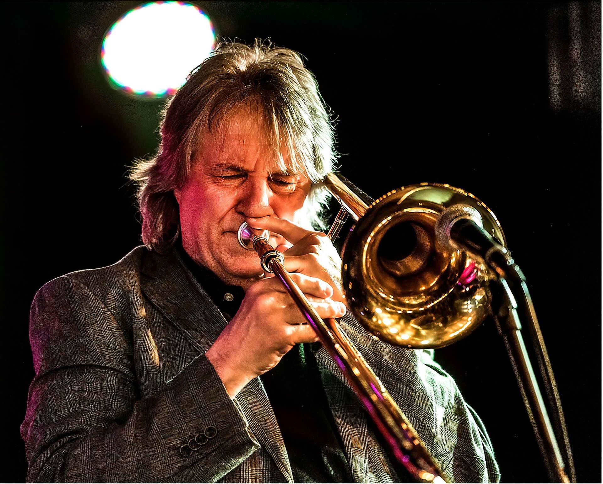 Trombonist and big band leader Rodger Fox. Photo / Bob Hakins
