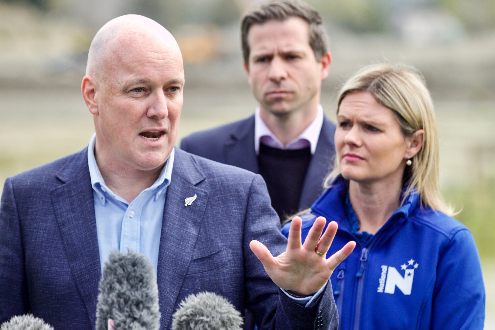 Catherine Wedd (right) is the current MP for Tukituki and will contest the seat again for National. Photo / Warren Buckland