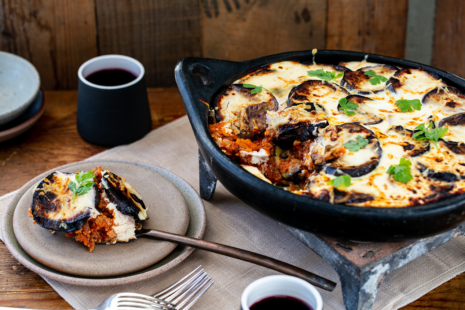 Serve a slice of this tasty bake alongside a salad. Photo / Babiche Martens