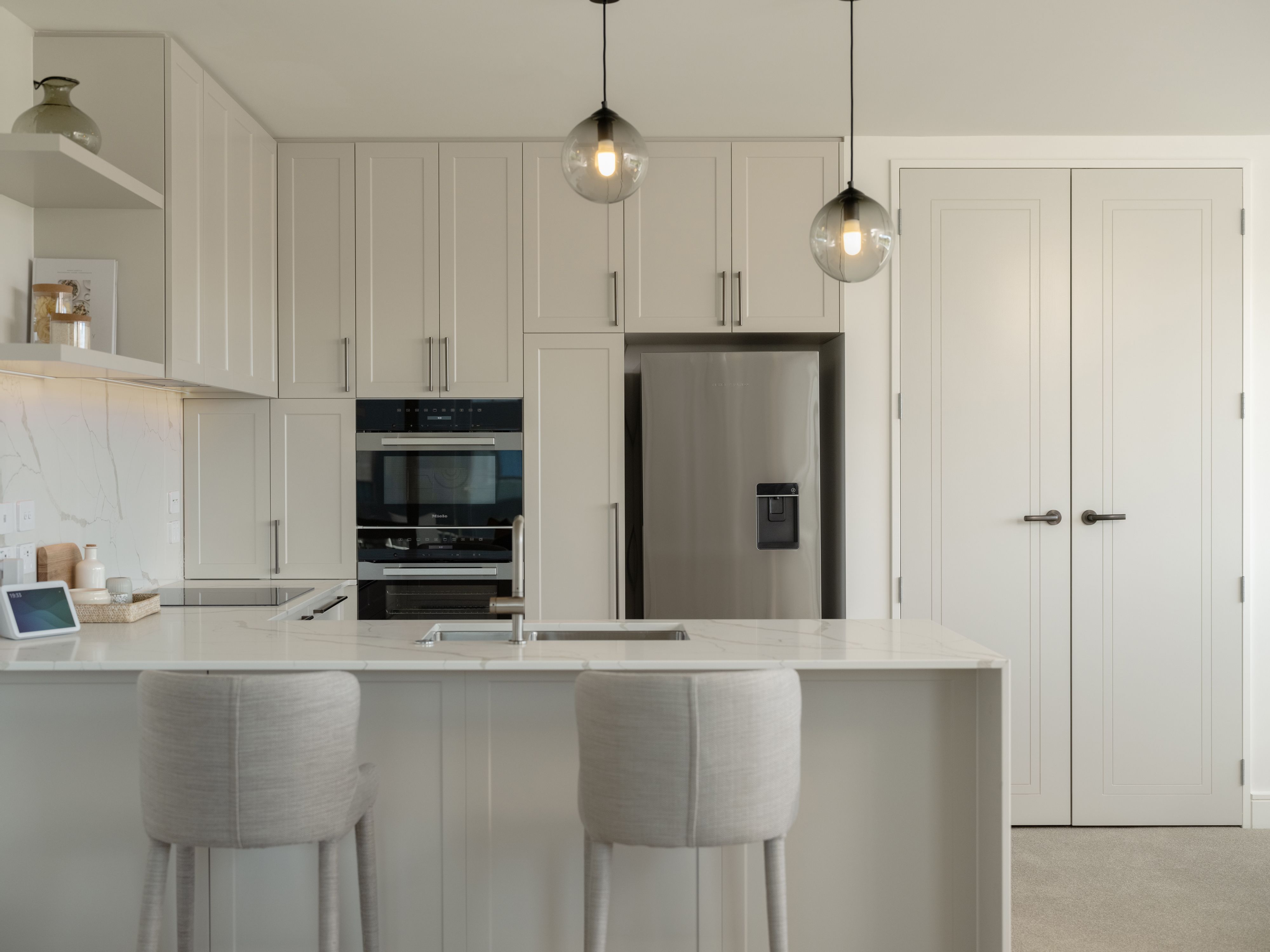 Classic-style kitchens at The Helier retirement village. Photo / Oceania Healthcare