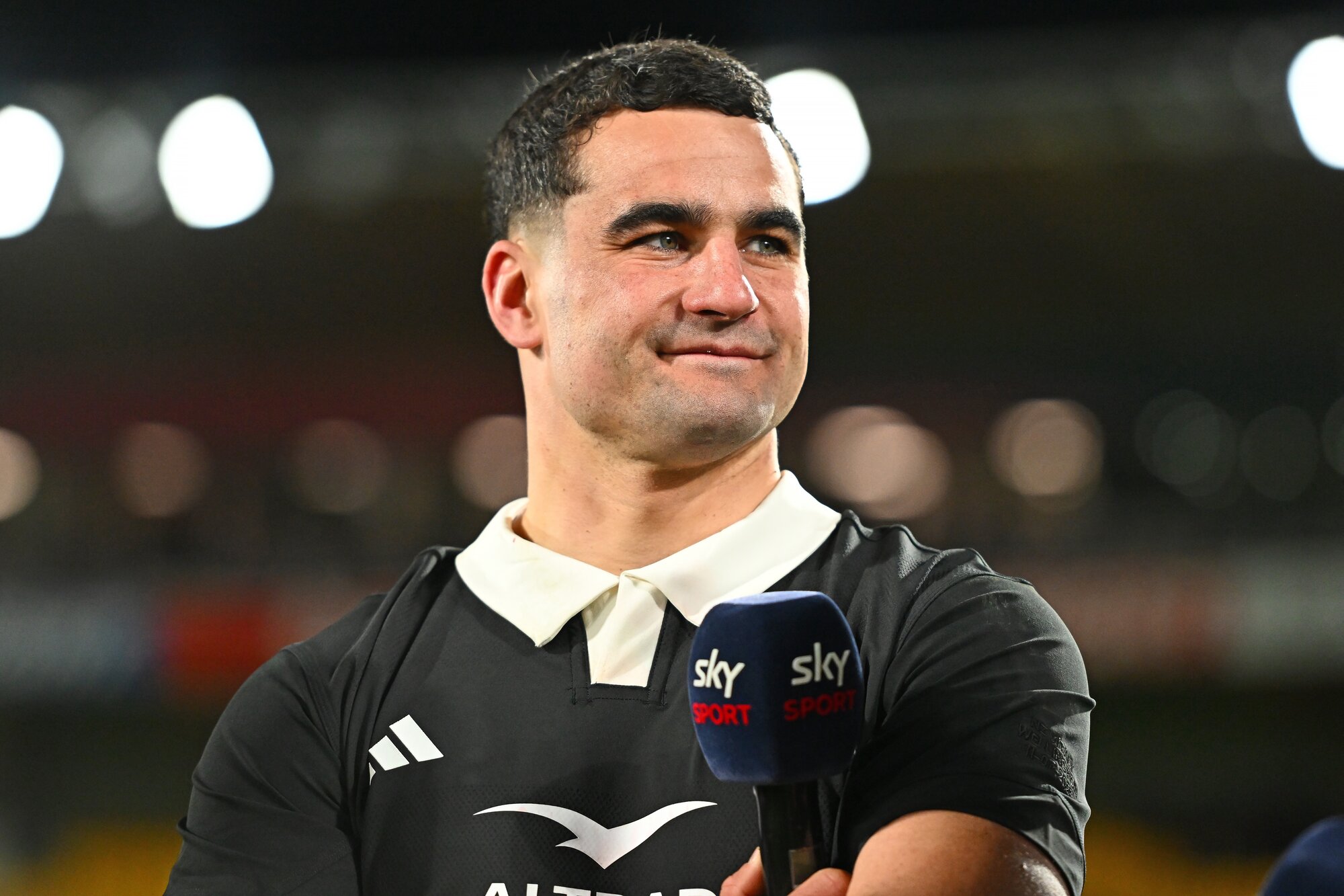 Josh Moorby was impressive off the bench in his All Blacks debut. Photo / Photosport