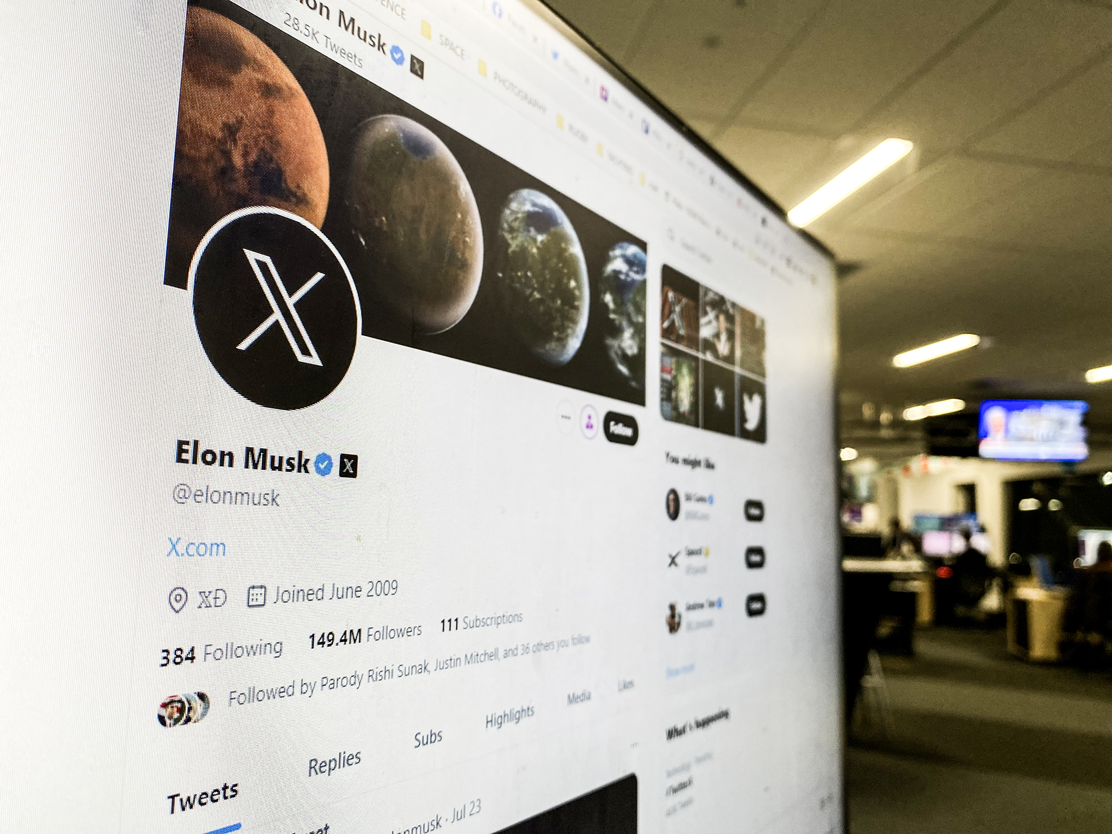Elon Musk’s has rebranded Twitter as “X”. Photo / Alex Robertson