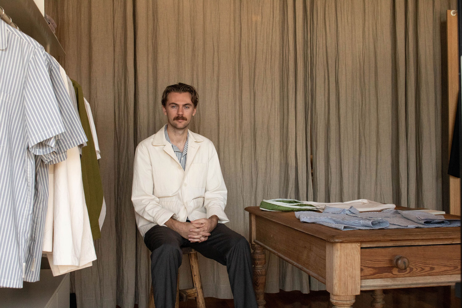 Menswear designer Thom Sussex. Photo / Supplied