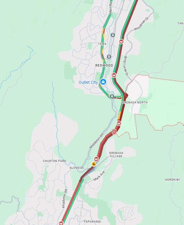 Motorists are being advised to expect delays on SH1 north of Wellington after a serious crash. Image / Google