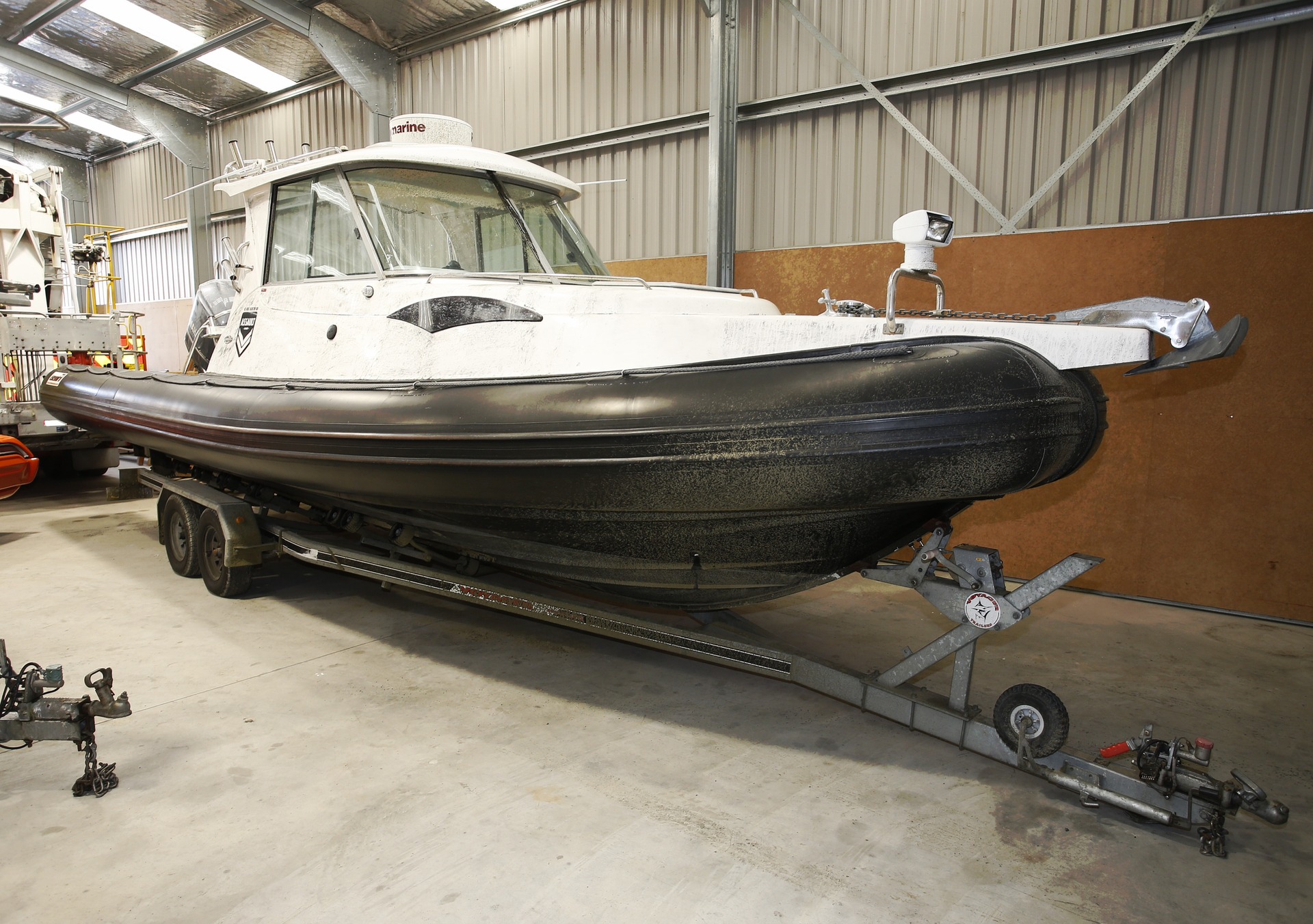 The Rigid Hull Inflatable Boat (RHIB). Photo /Michael Cunningham