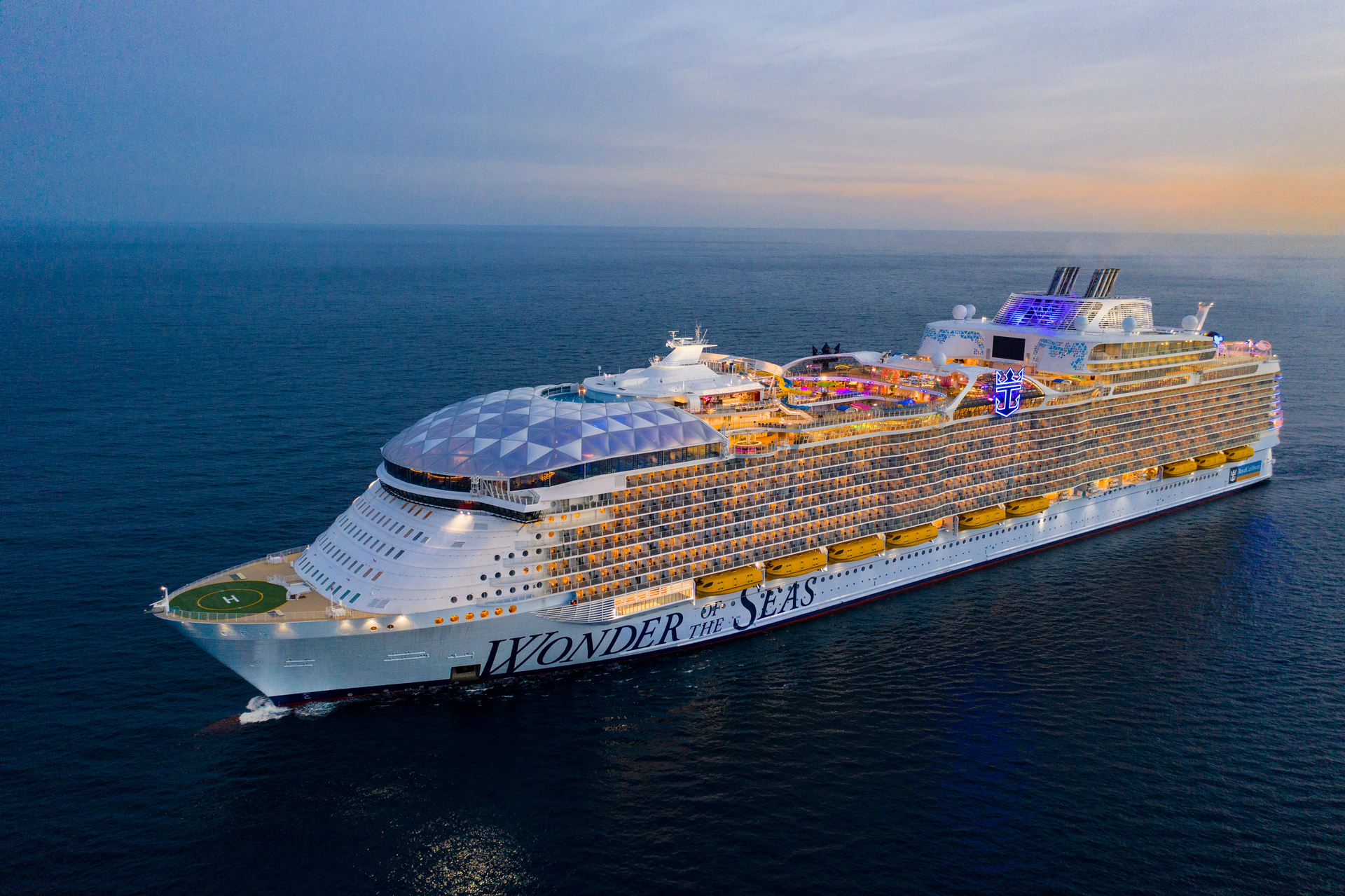 World's largest cruise ship, Wonder of the Seas, sets sail to Caribbean -  NZ Herald