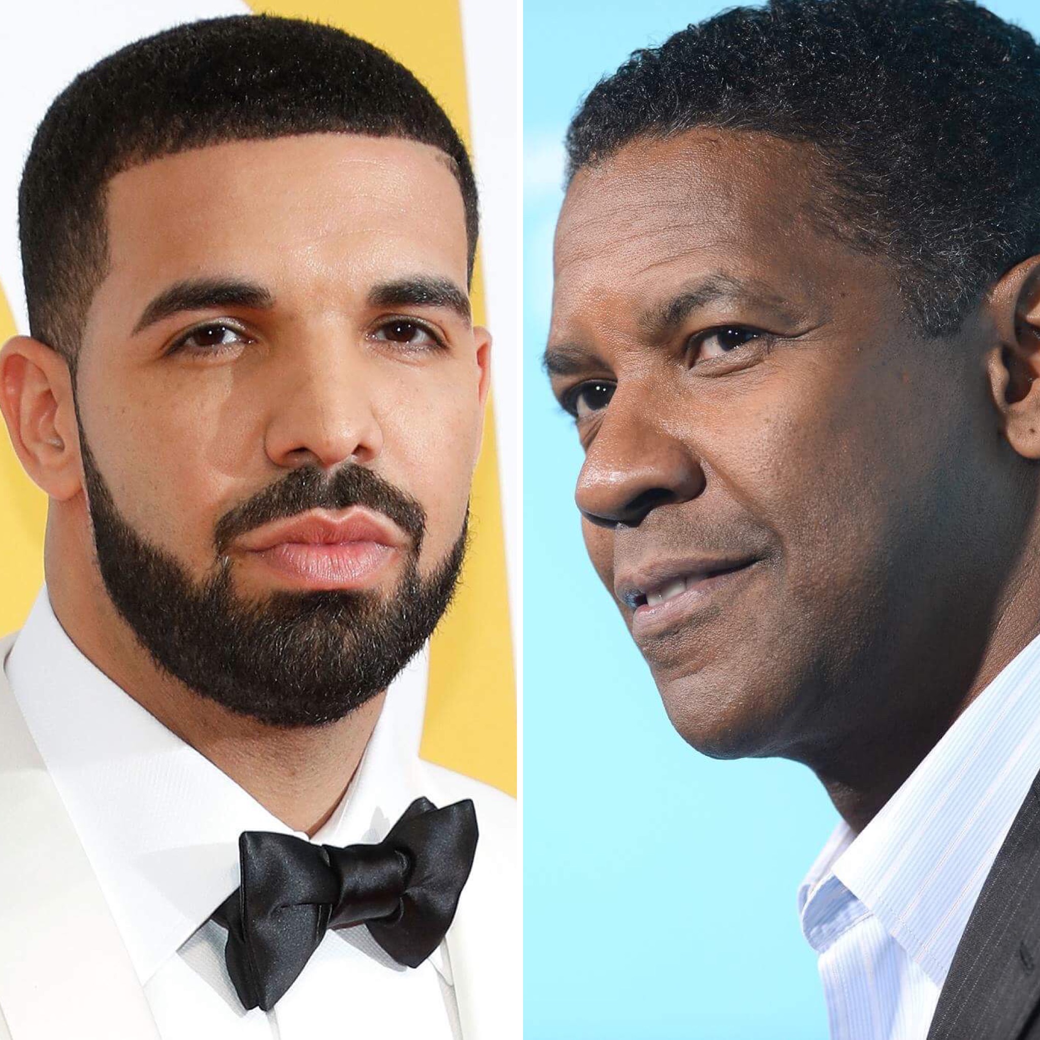 Drake adds tattoo of Denzel Washington's face to portrait collection