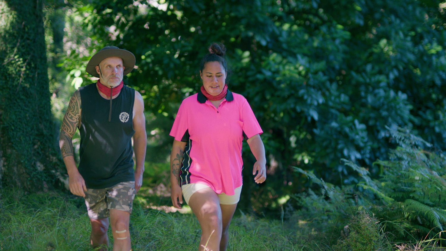 It's a heartbreaking elimination between Bubbah and Cullen. Photo / TVNZ