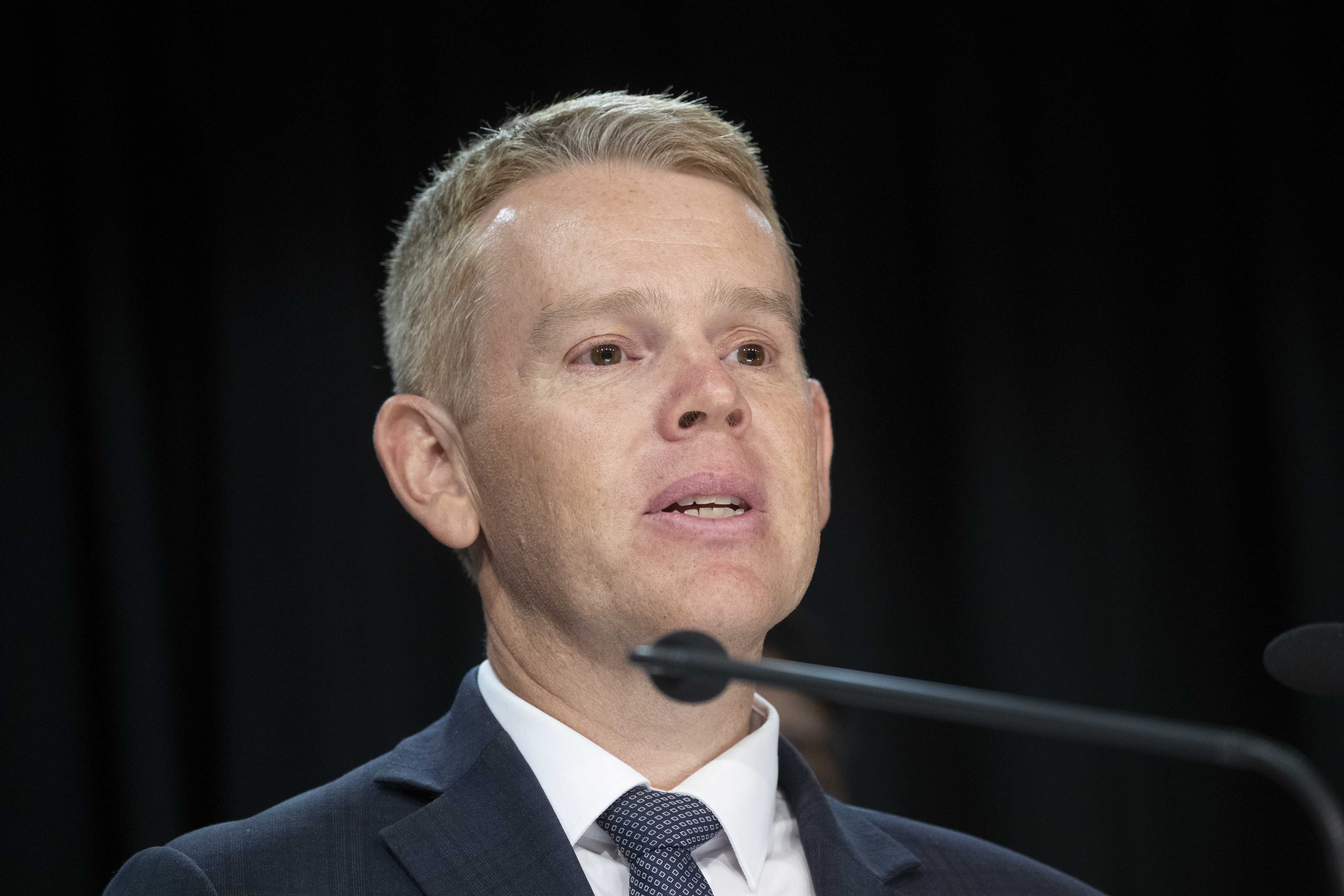 Prime Minister Chris Hipkins got a high approval rating in his debut. Photo / Mark Mitchell