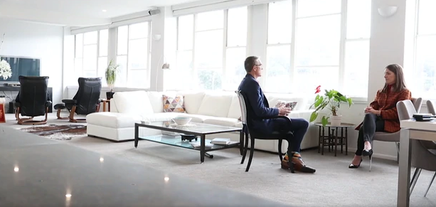 Wellington apartment owner Michael Cummins spoke with New Zealand Herald reporter Georgina Campbell in 2020 about the escalating costs of strengthening his building. Photo / Mark Mitchell