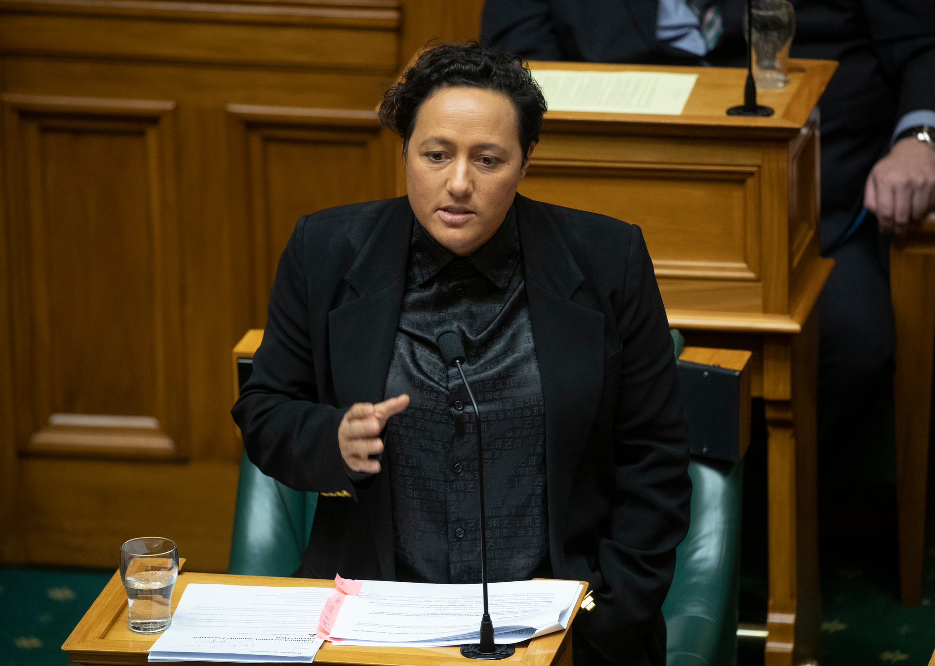 Justice Minister Kiri Allan was given the wrong speech to read. Photo / Mark Mitchell