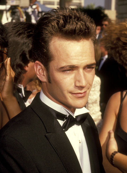 Luke Perry at the 43rd Annual Primetime Emmy Awards, Pasadena Civic Auditorium, Pasadena. Photo / Getty