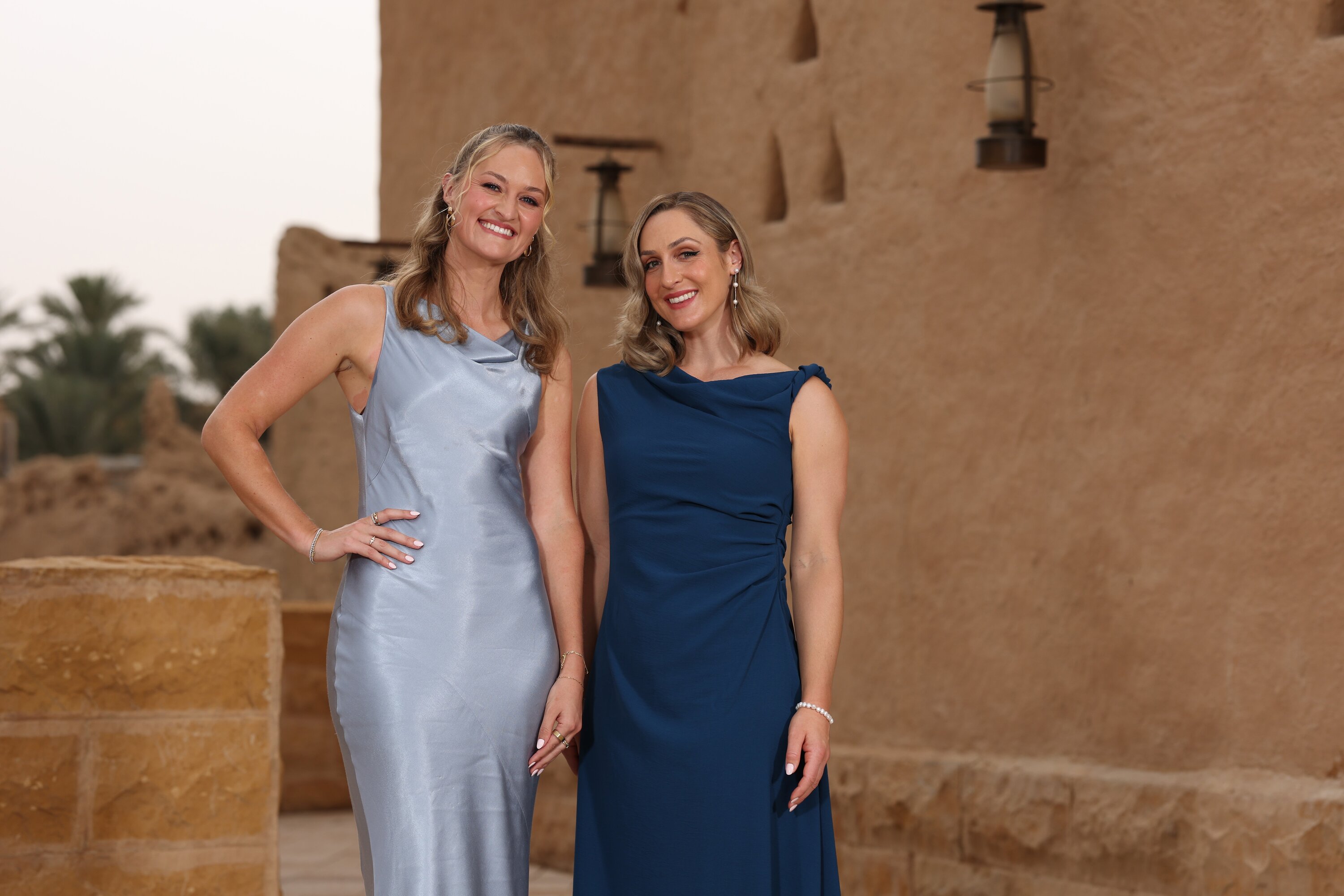 Routliffe, left, and doubles partner Gaby Dabrowski.