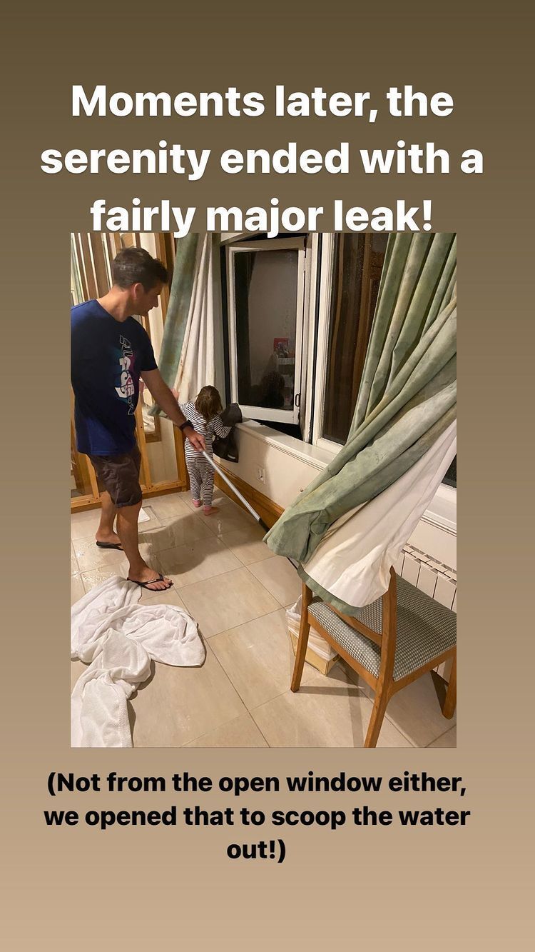 Former PM Dame Jacinda Ardern's post about leaks at Premier House. Photo / Instagram