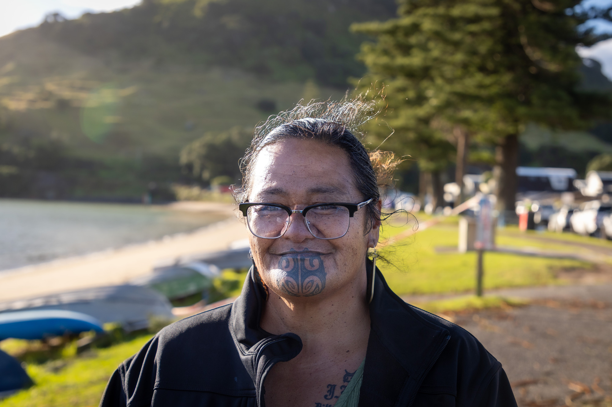 Tracy Ngatoko at Mount Maunganui. Photo / Michael Craig