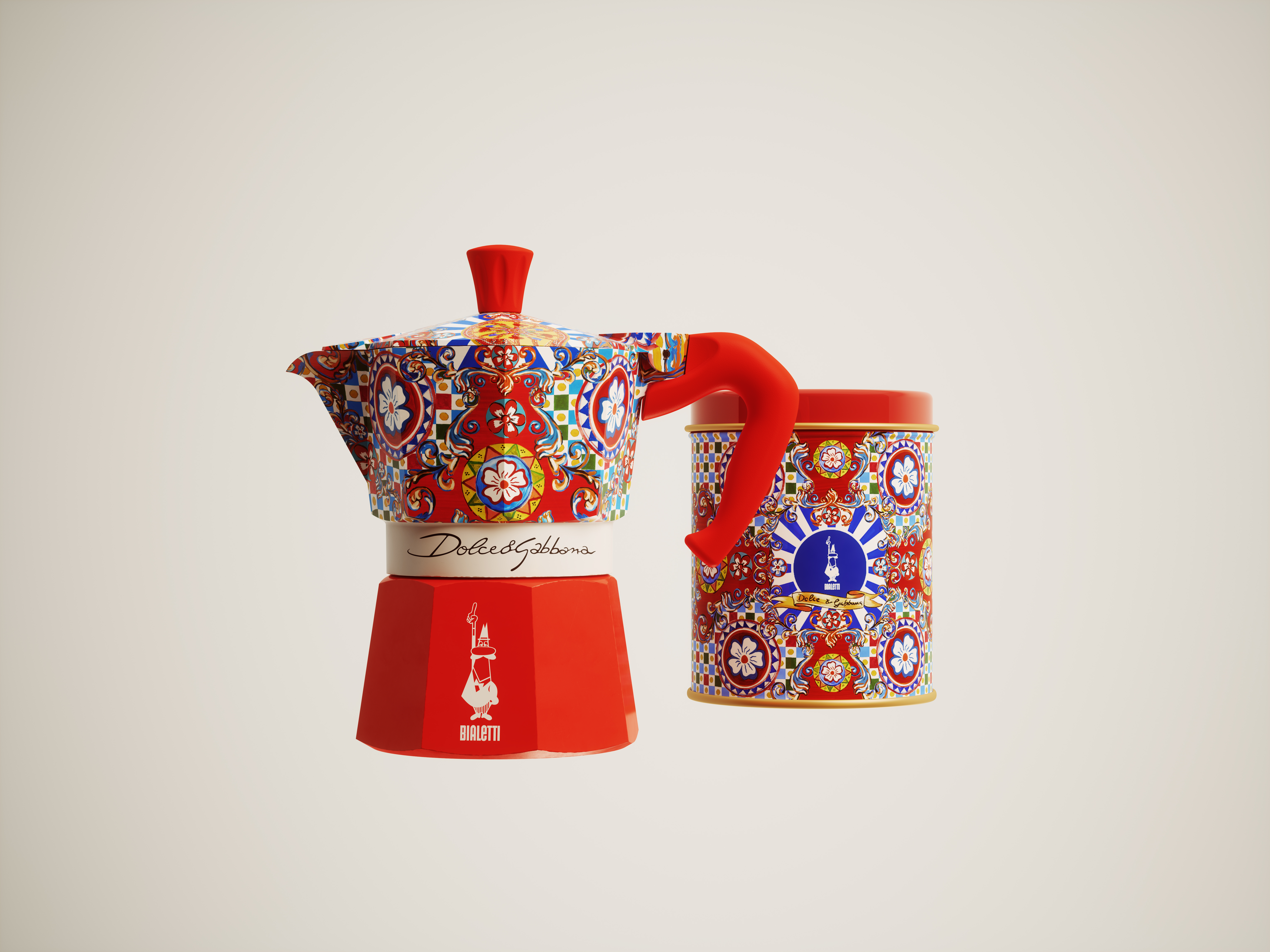 Bialetti x Dolce & Gabbana’s limited-edition Moka Express. Photo / Supplied