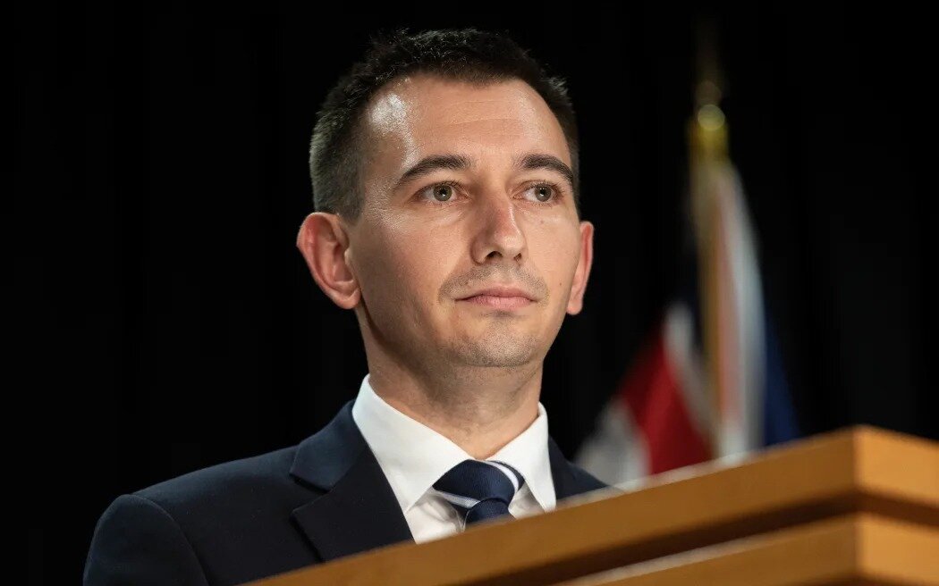 Local Government Minister Simeon Brown. Photo: RNZ / Angus Dreaver