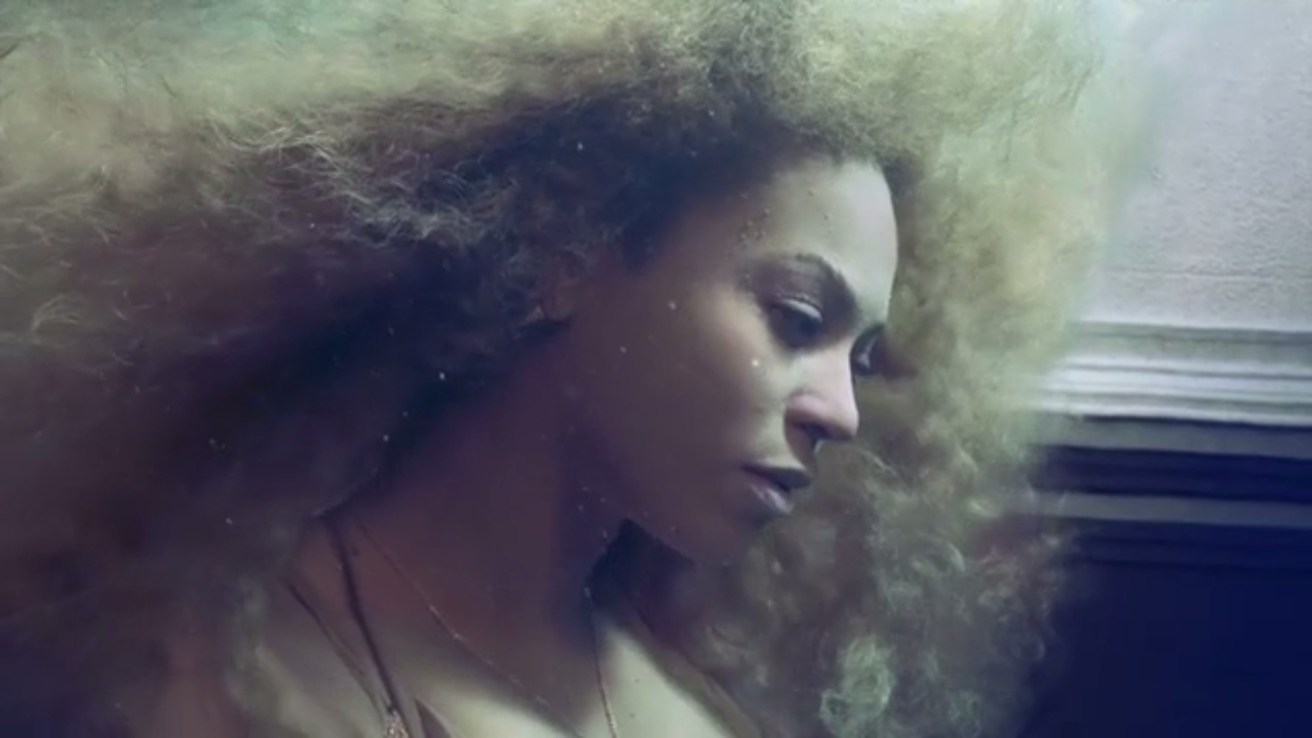 Beyonce in a clip from video for her album Lemonade. 