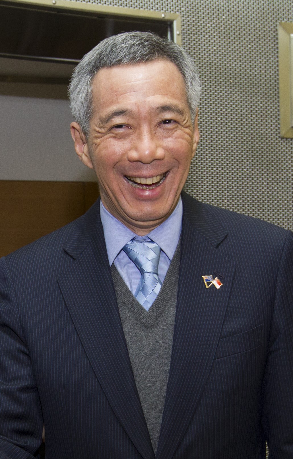 Singapore Prime Minister Lee Hsien Loong in the Beehive in 2012. Photo  /  Mark Mitchell