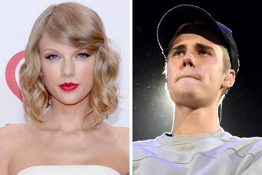Justin Bieber has blasted Taylor Swift for her post about Scooter Braun. Photos / Getty Images