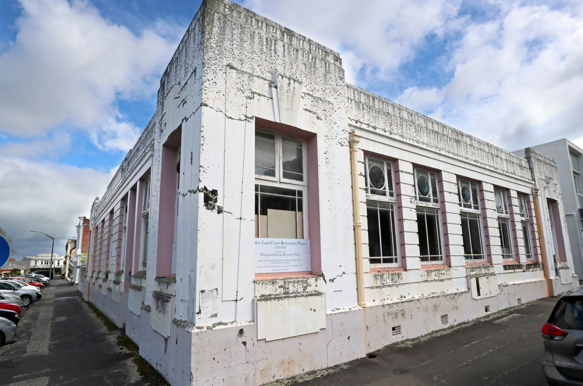The Native Land Court building in Whanganui was approved for further funding of up to $110,000 from the Whanganui District Council. Photo / Bevan Conley