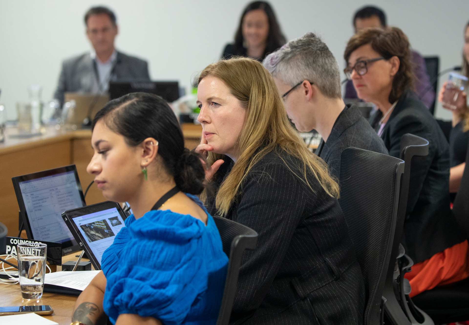 Wellington City councillors considered an independent review into the council's governance at a committee meeting today. Photo / Mark Mitchell