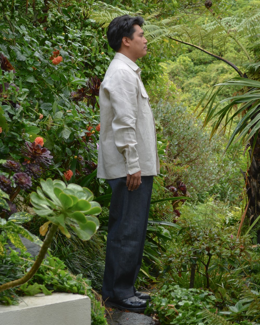 Chaoson wearing Thom Morrison. Photo / Harriette Leake
