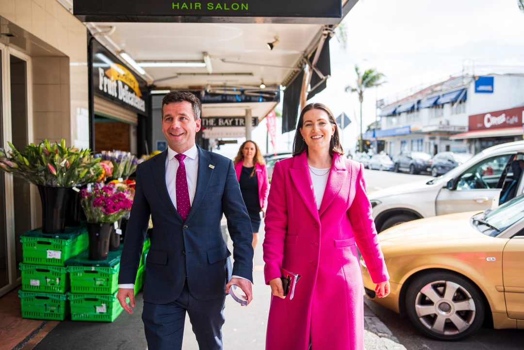 Act leader David Seymour and deputy leader Brooke van Velden. 
