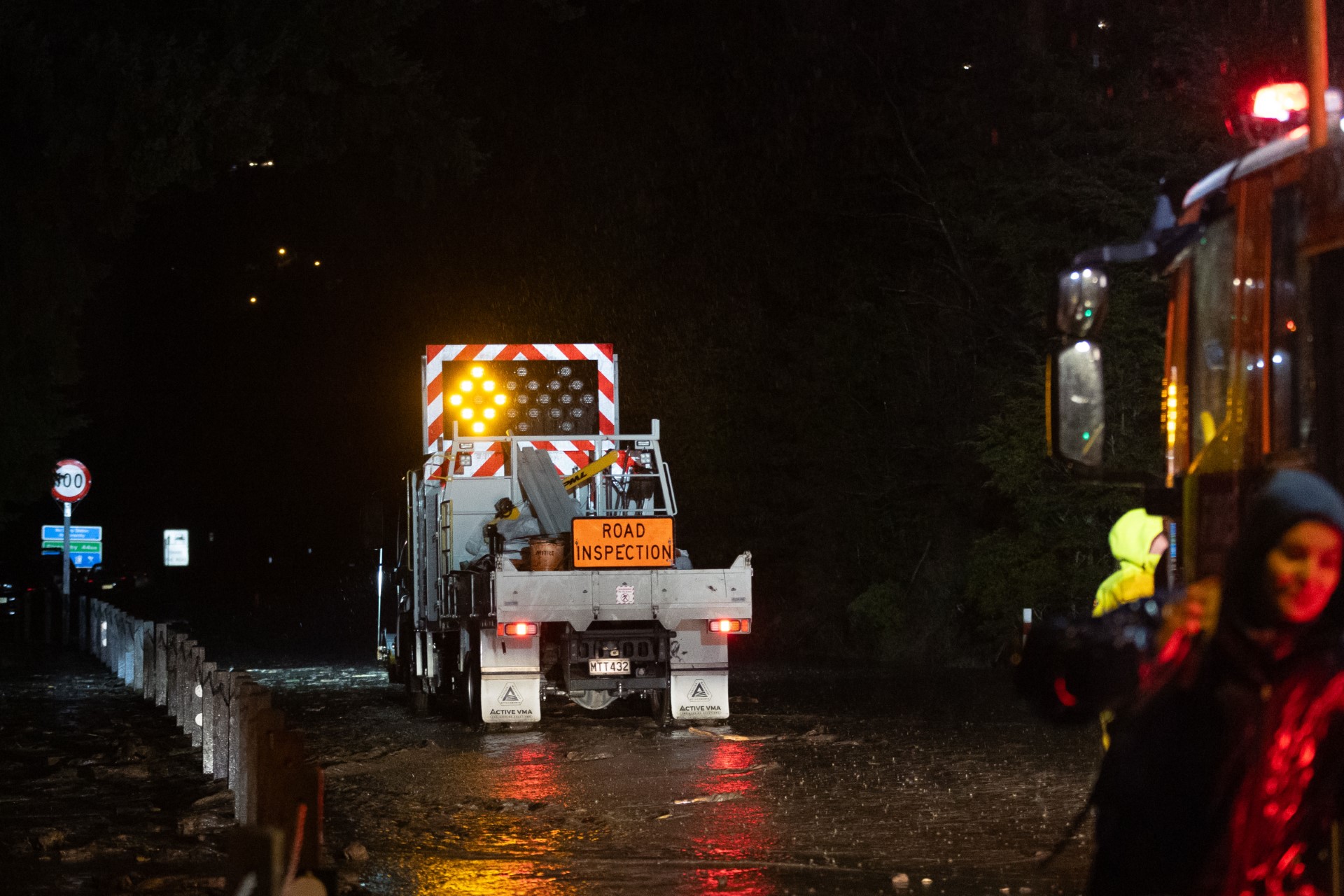 Emergency services were kept busy in Queenstown, helping residents deal with flooding and landslides. Photo / James Allan
